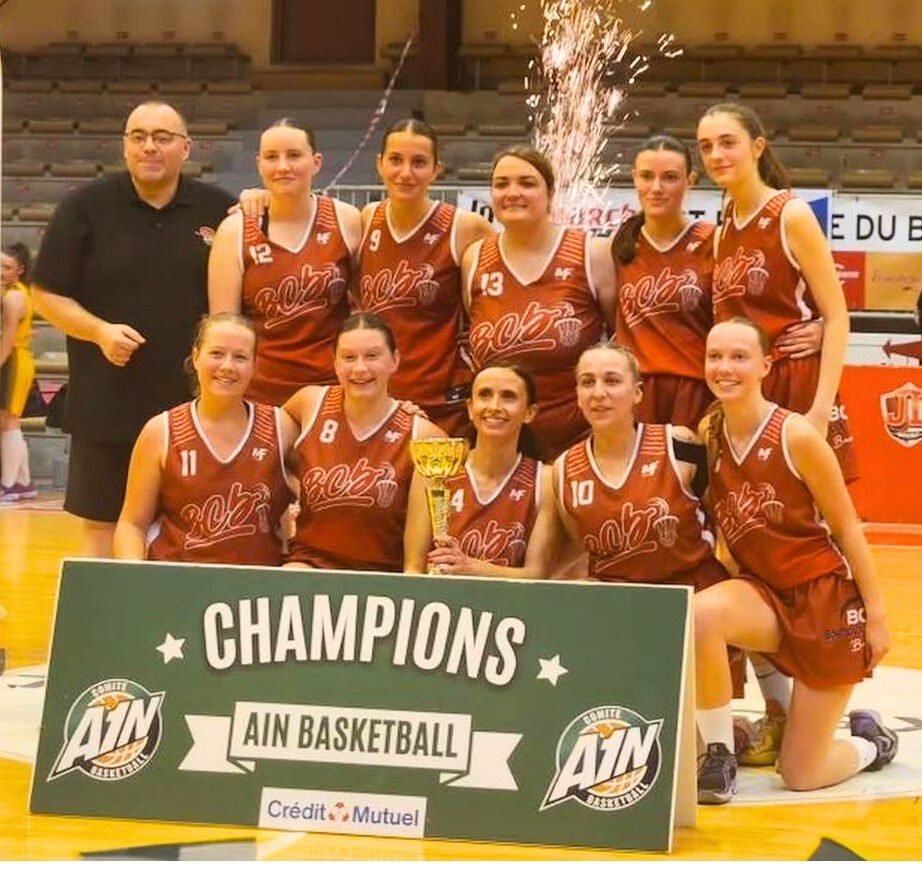 L'équipe féminine de Jérôme Guillermin, championne de l'Ain